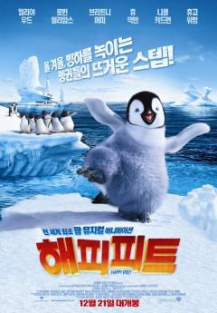 가슴으로 부르는 노래 ‘하트송’으로 구애하는 펭귄왕국. 춤에는 특별한 재능을 가졌지만 노래만은 세계 최악인 음치펭귄 멈블(엘리야 우드)이 살고 있다. 멈블의 엄마 노마 진(니콜 키드먼)은 아들의 탭 댄스가 귀엽다고 생각하지만 아빠 멤피스(휴 잭맨)는 멈블이 펭귄답지 못하다고 여긴다. 멈블 역시 무리 중에서 노래를 가장 잘하는 여자친구 글로리아(브리트니 머피)에게 구애할 수 없는 자신이 서글프다. 어느 날 멈블은 너무나 튀는 탭댄스 실력이 펭귄왕국의 질서를 어지럽힌다는 이유로 추방당하고, 우연히 또 다른 펭귄 종족인 라몬(로빈 윌리암스)과 그의 일당을 만난다. 이제 멈블은 자신의 현란한 발 동작에 매료된 라몬 일당과 함께 광활한 얼음대륙을 넘어 세상을 행복하게 만들 특별한 여행을 시작한다!​